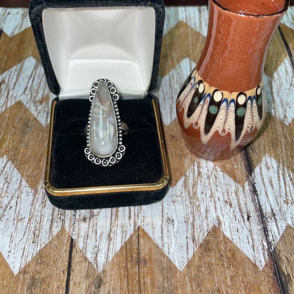 Ocean Agate Ring